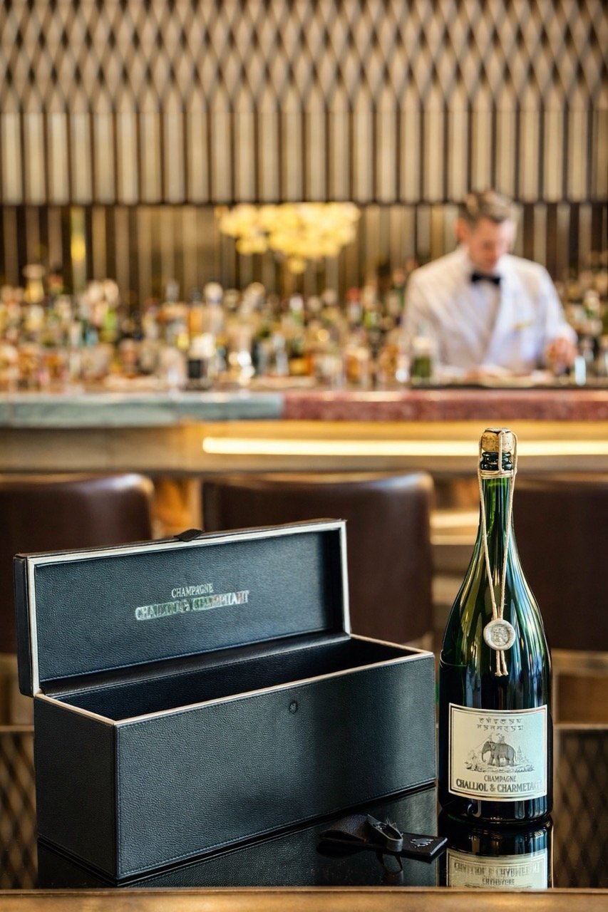 Challiol & Charmetant Coffret Edition &mdash; bespoke leather gift box with silver trimmings